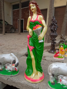 Beauty girl idols and Statue