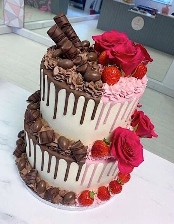 Roll flower Cake