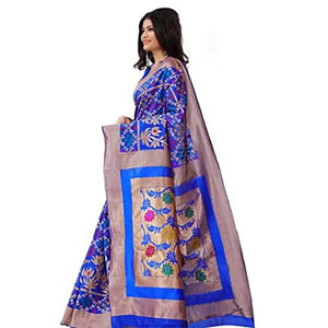 Justfashion Silk Cotton Saree With Blouse Piece (Rdbn1376_Multi-Coloured_Free Size)